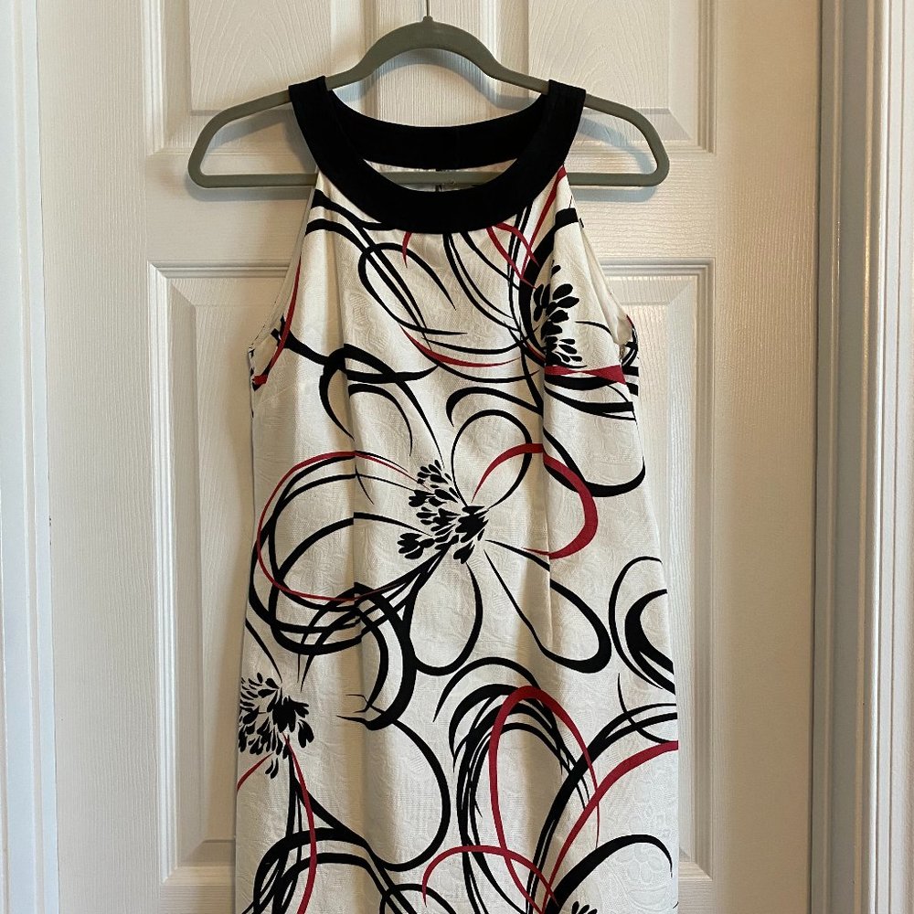 Ann Taylor Petite Black & White Dress